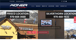 Desktop Screenshot of pioneersportscolorado.com