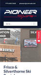 Mobile Screenshot of pioneersportscolorado.com